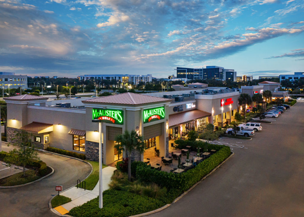 photo of Mc Alisters deli building in shopping center
